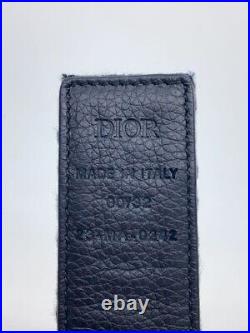 Authentic Christian Dior Trotter Pattern Beige Belt Length 95cm Width 3.5cm
