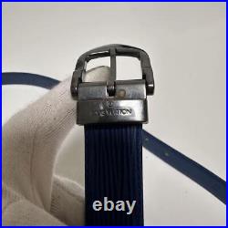 Authentic Louis Vuitton Blue Epi Belt Length 102cm Width 2.5cm From Japan
