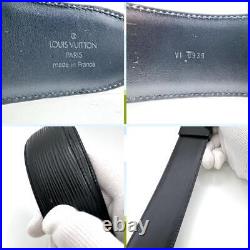 Authentic Louis Vuitton VI0939 Leather Belt Total Length 89cm Width 4cm Women