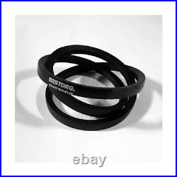 BESTORQ D128 Rubber V-Belt, Wrapped, Black, 133.2 Length x 1.25 Width x 0.8