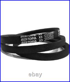 Bestorq 8v3350 Rubber V Belt Wrapped, 335 Length, 1 Height, 0.96width