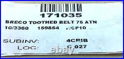 Brecoflex 75at10-3360 High Performance Timing Belt 75mm Width 3360mm Length New