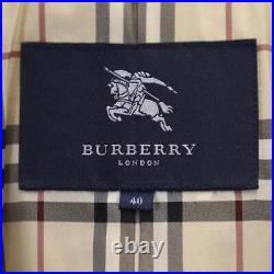 Burberry London Angora Blend Jacket size 40 Beige Women's length 66cm width 45cm