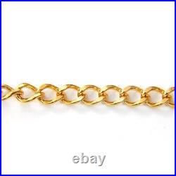 CHANEL authentic belt here mark chain gold Total length 90cm width 1cm ladies