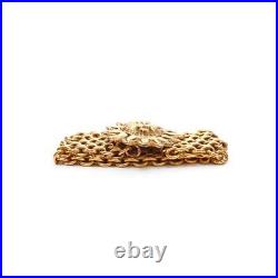CHANEL authentic bracelet lion gold Total length 16cm Belt width 3.5cm ladies