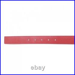 FENDI FENDI BELT Red Type 70 Total length 86.5cm, 65cm to 75cm, width 3cm