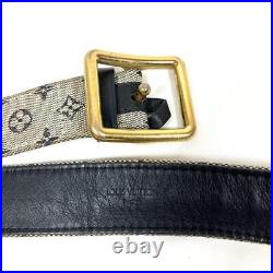 Good condition Louis Vuitton Monogram Mini Belt Suntulle