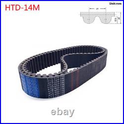 HTD-14M Timing Belt Length 784-4326mm Pitch 14mm Close Loop Rubber Width 50/60mm