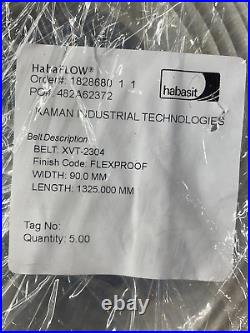 Habasit Flexproof Conveyor Belt Xvt-2304 90mm Width 1325mm Length Qty Of 5