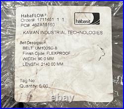 Habasit Um100sc-b Habafloe Heavy Conveyor Belt 90.0mm Width 2140.0mm Length