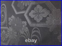 Kimono Obi Belt For Women, Black, Width Approx 30Cm, Total Length 305Cm