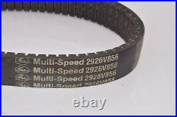 NEW Gates 2926V856 Multi-Speed Belt 1-13/16 in Top Width, 86.4 in Overall Length