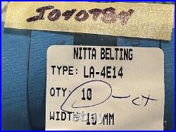 Nitta PolySprint Belting LA-4E14 19mm Width, 2690mm Length Lot of 13
