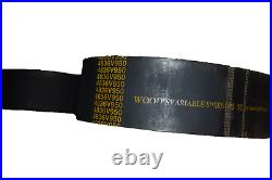 TB Wood's 4836V950 Variable Speed Belt 3 Width, 95 Length 36 Sheave Angle