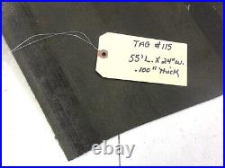 Unknown Brand, Black Nitrile Conveyor Belt, 55' Length 24 Width 0.100 Thick