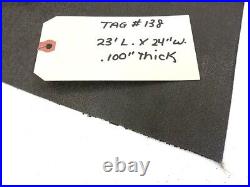 Unknown Brand Conveyor Belt, 23' Length, 24 Width, 0.100 Thick, Black Nitrile