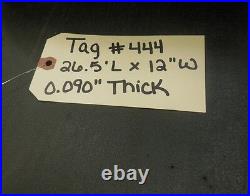 Unknown Brand Conveyor Belt, Black Pvc, 26.5' Length, 12 Width, 0.090 Thick