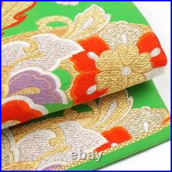 Width 30Cm Length 419Cm Pure Silk Fukuro Obi belt Kimono Japan