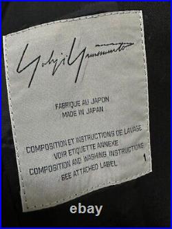 Woman Yohji Yamamoto 2007AW Dress Trench Coat Black 1 used ship from JAPAN